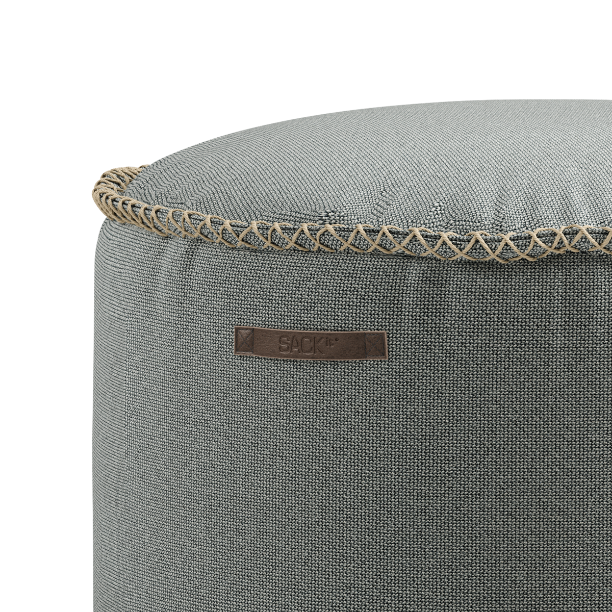 Cura Pouf Grey - ZEN ZONE