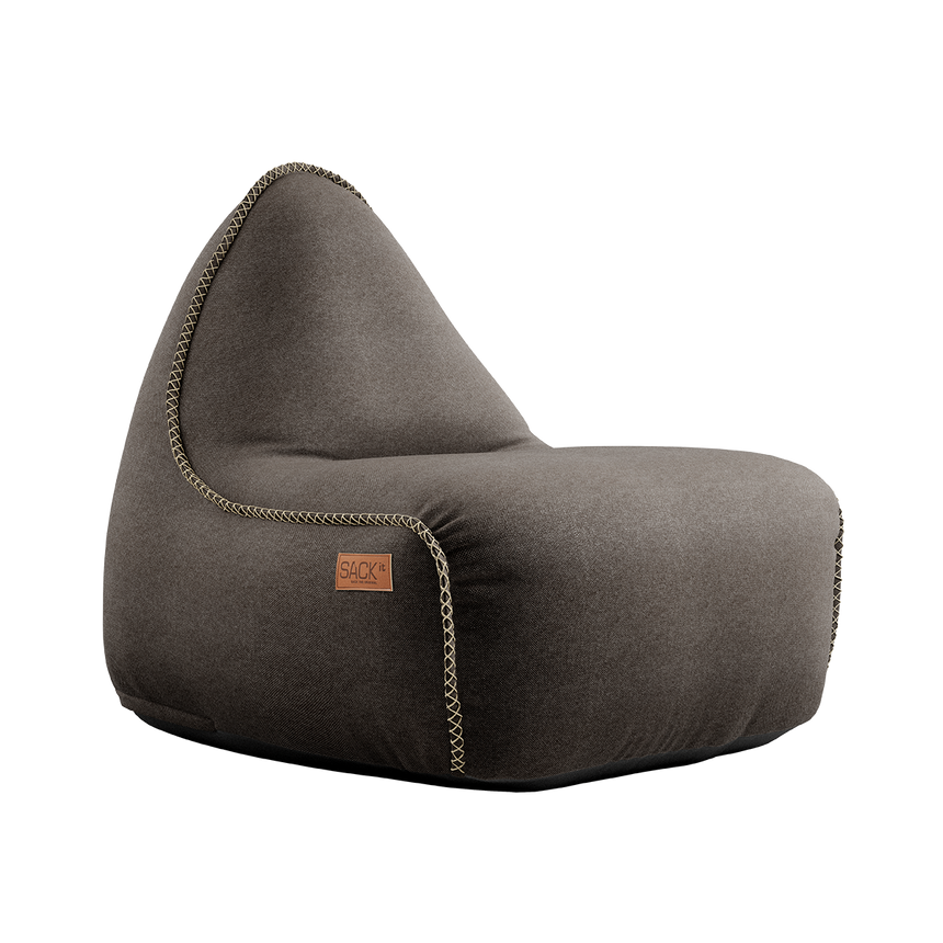 Canvas Lounge Chair Brown - ZEN ZONE