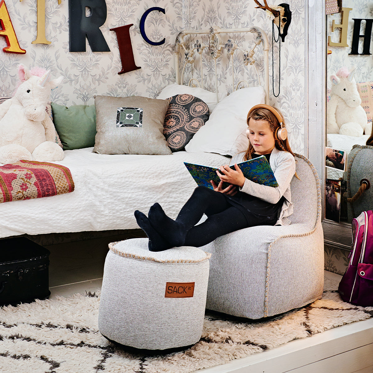 Cobana Lounge Chair Junior White - ZEN ZONE