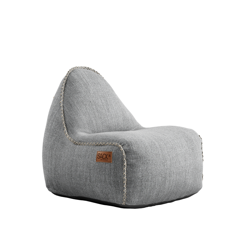 Cobana Lounge Chair jr. Sand Melange + Pouf - ZEN ZONE