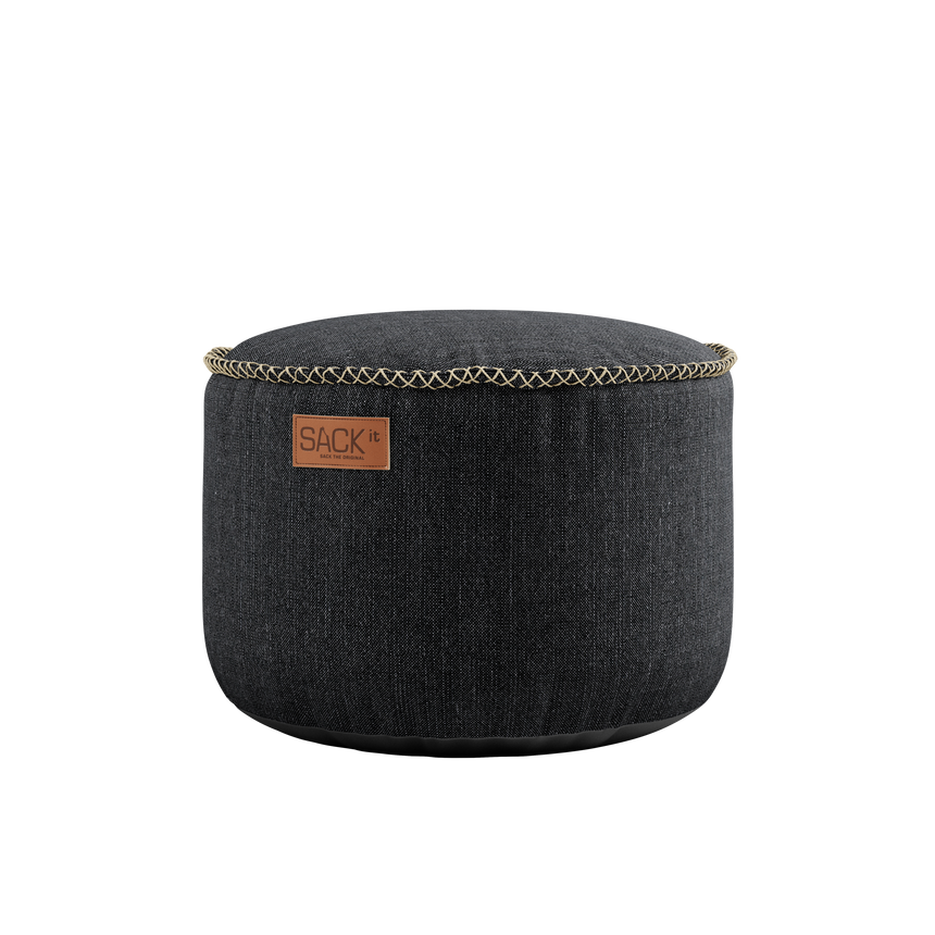 Cobana Lounge Chair Black + Pouf - ZEN ZONE