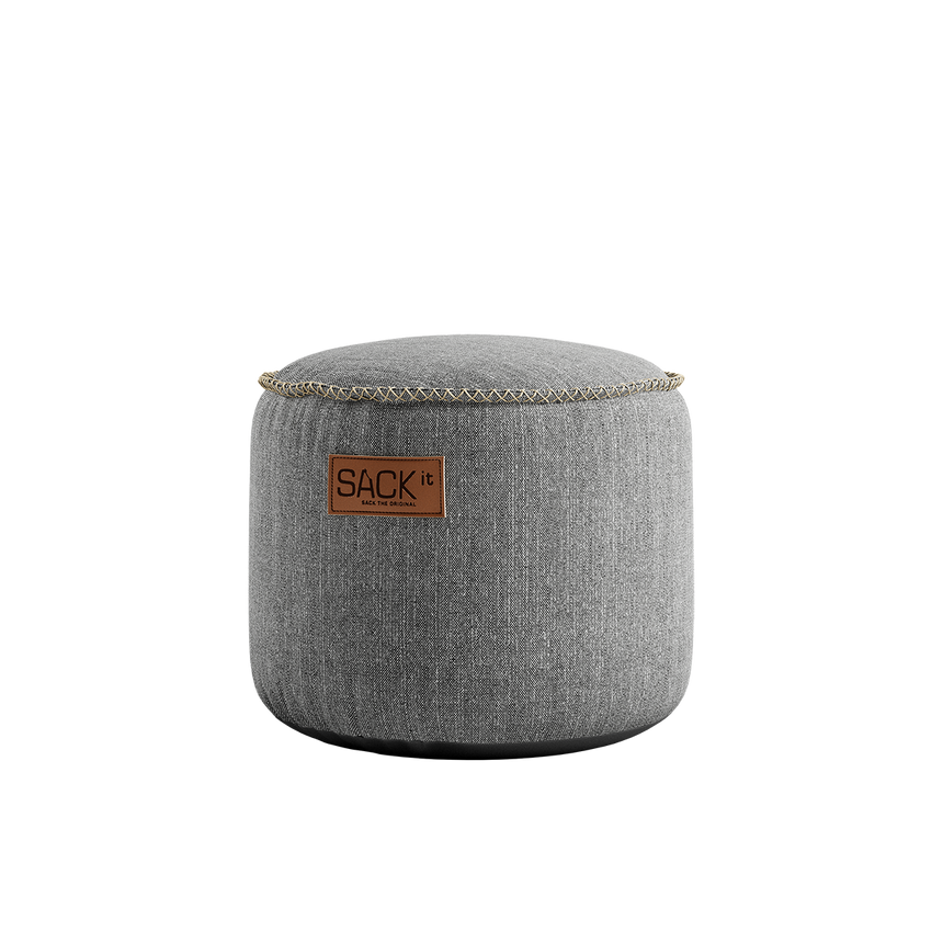 Cobana Lounge Chair jr. Light Grey + Pouf - ZEN ZONE
