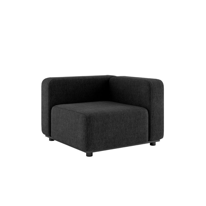 Cobana Lounge Sofa - Corner Black - ZEN ZONE