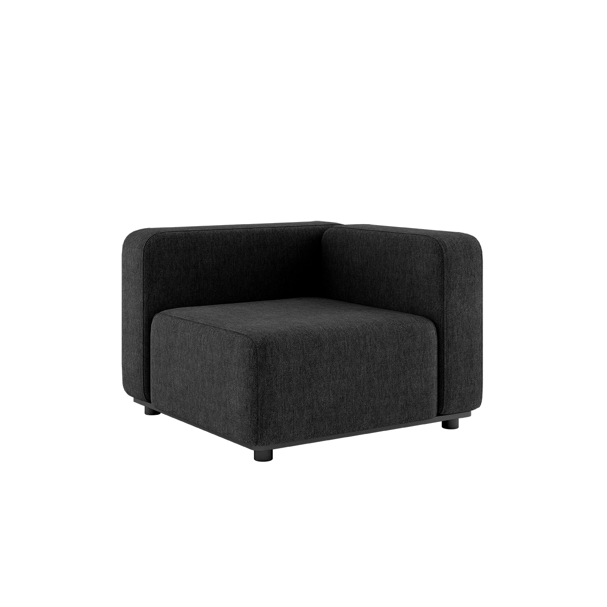 Cobana Lounge Sofa - Corner Black - ZEN ZONE