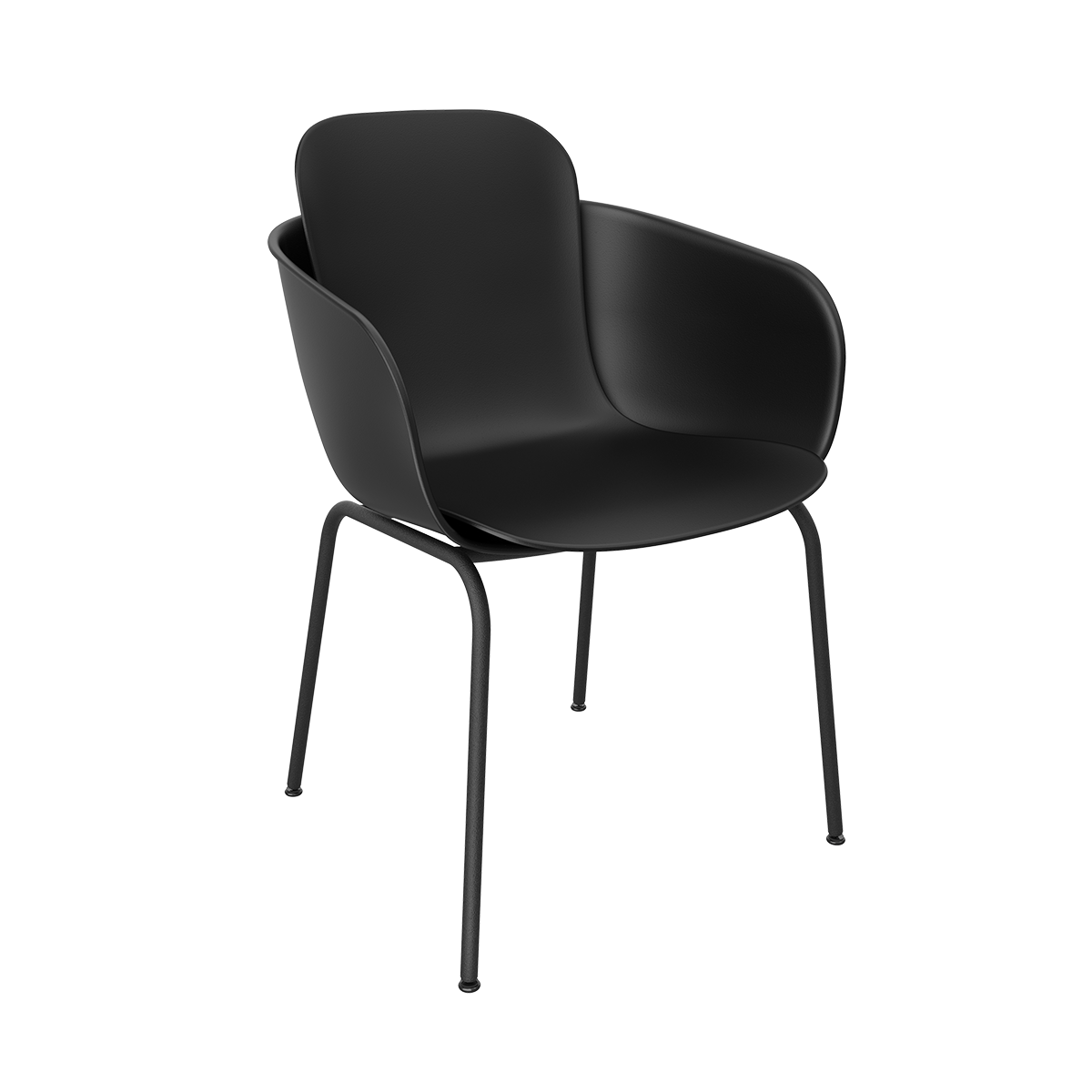 Patio Chair no. One S2 Black - ZEN ZONE