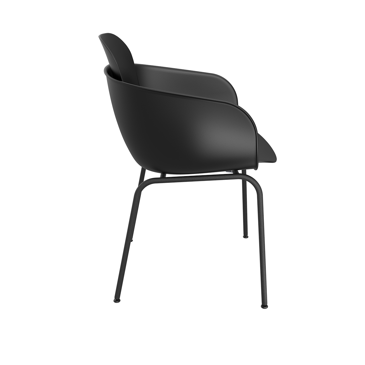 Patio Chair no. One S2 Black - ZEN ZONE