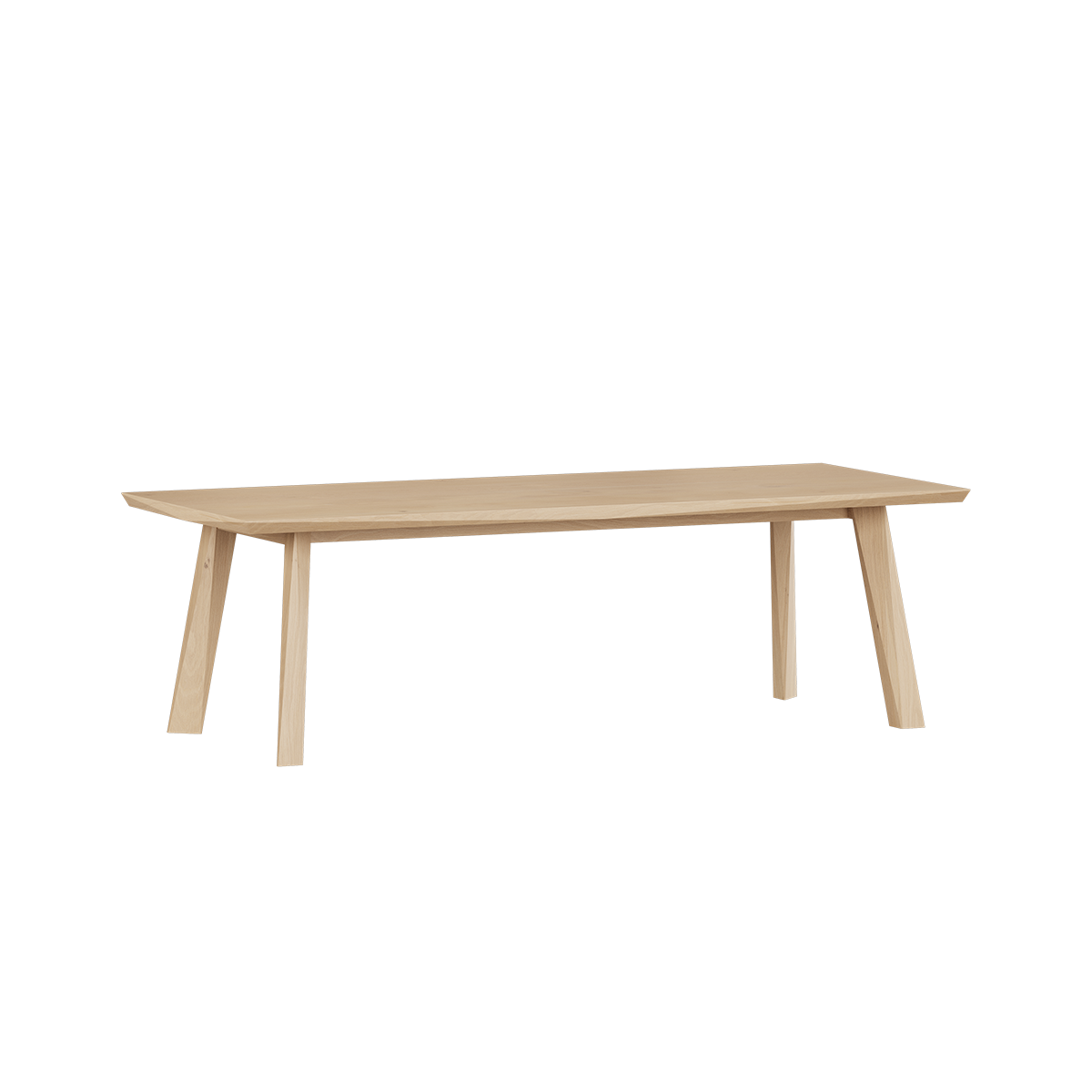 Edge Dining Table 240 x 100 Oak - ZEN ZONE