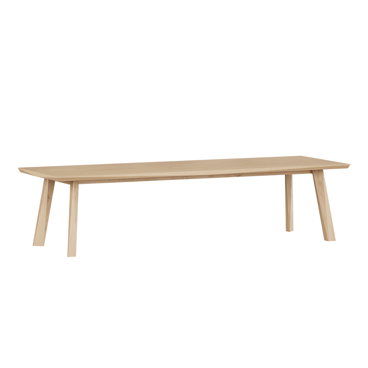 Edge Dining Table 300 x 100 Oak - ZEN ZONE