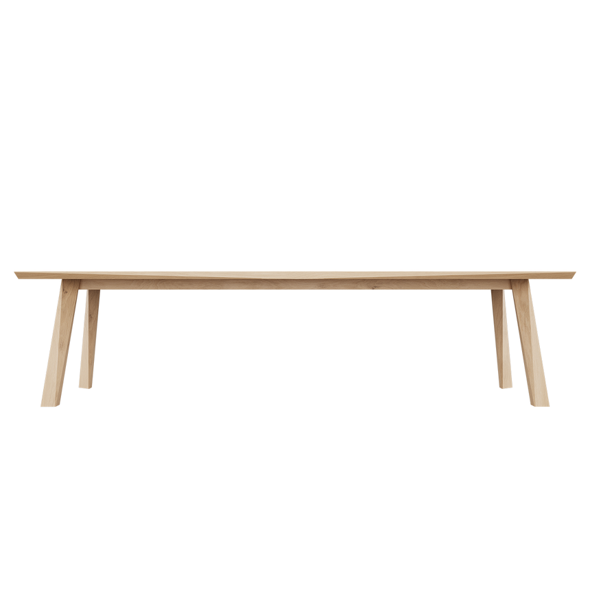 Edge Dining Table 300 x 100 Oak - ZEN ZONE