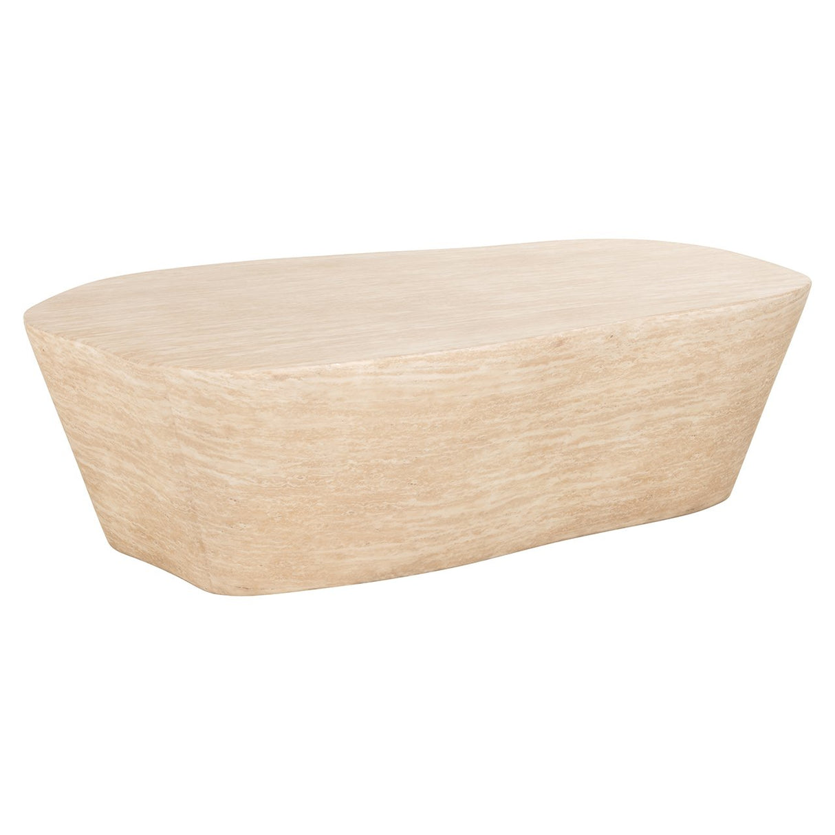Couchtisch Fictus Travertin faux (Beige) - ZEN ZONE