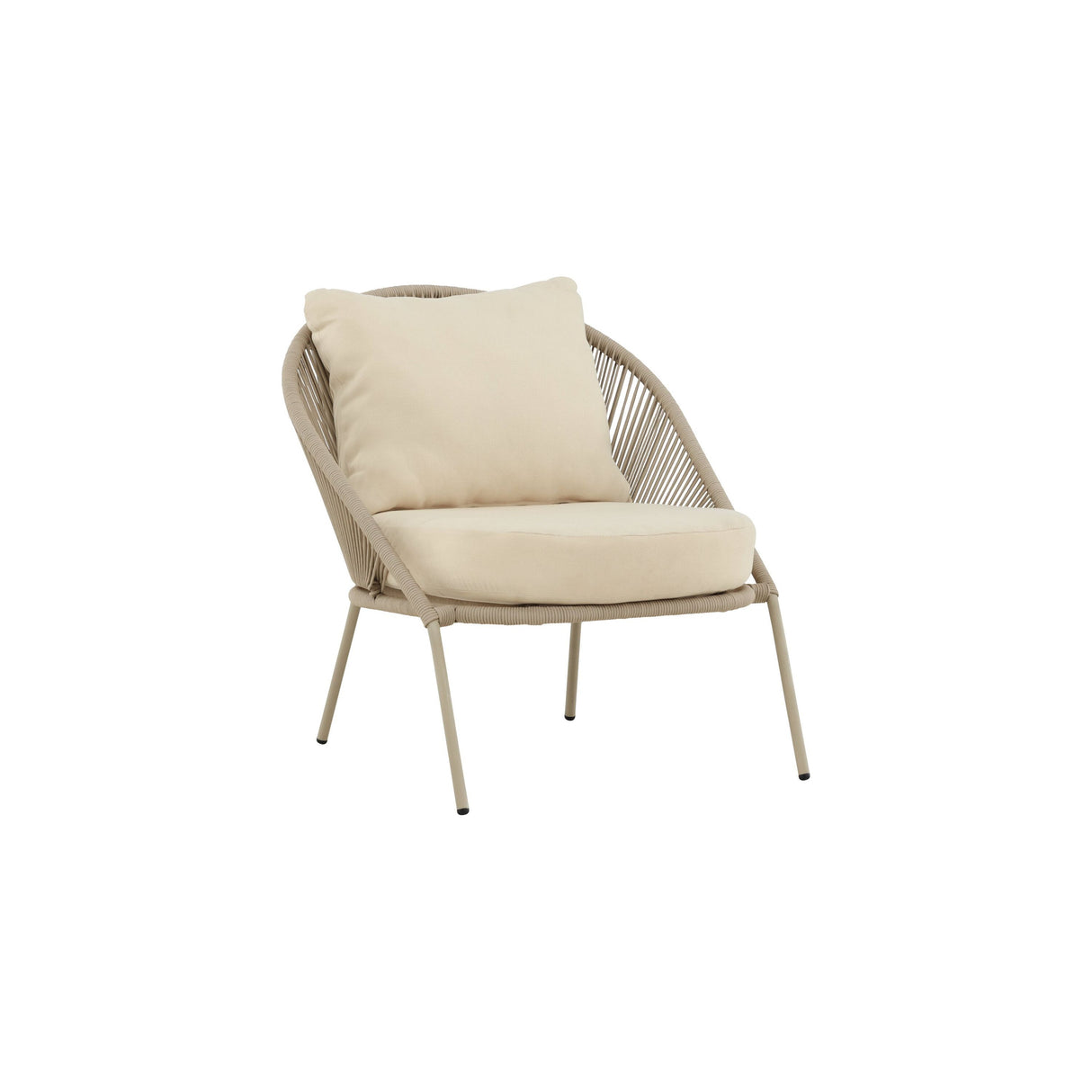 Lindos Lounge Chair 2er-Pack Beige - ZEN ZONE Furniture