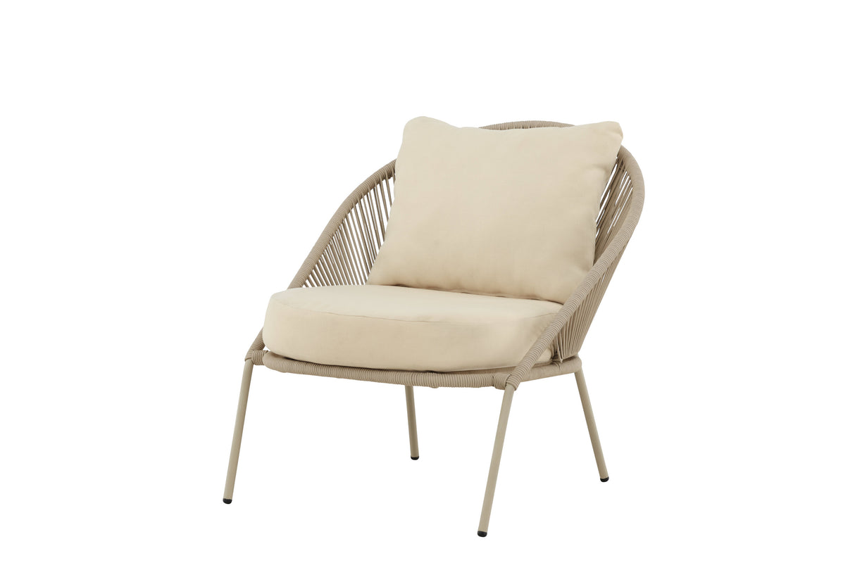 Lindos Lounge Chair 2er-Pack Beige - ZEN ZONE Furniture