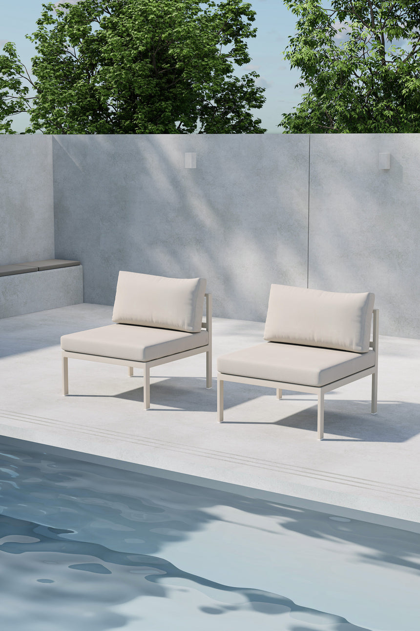 Copacabana Sofa Modul Mitte Beige / Beige - ZEN ZONE Furniture
