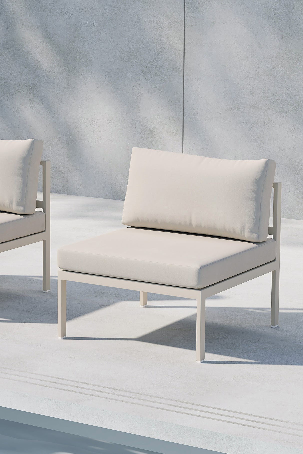 Copacabana Sofa Modul Mitte Beige / Beige - ZEN ZONE Furniture