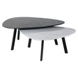 Couchtisch Trocadero set von 2 (Black/white) - ZEN ZONE