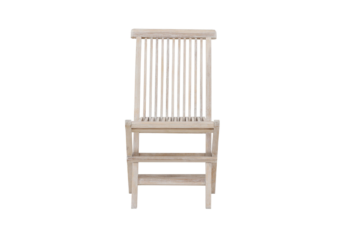 Kenya Gartenstuhl 2er-Pack Whitewash - ZEN ZONE Furniture