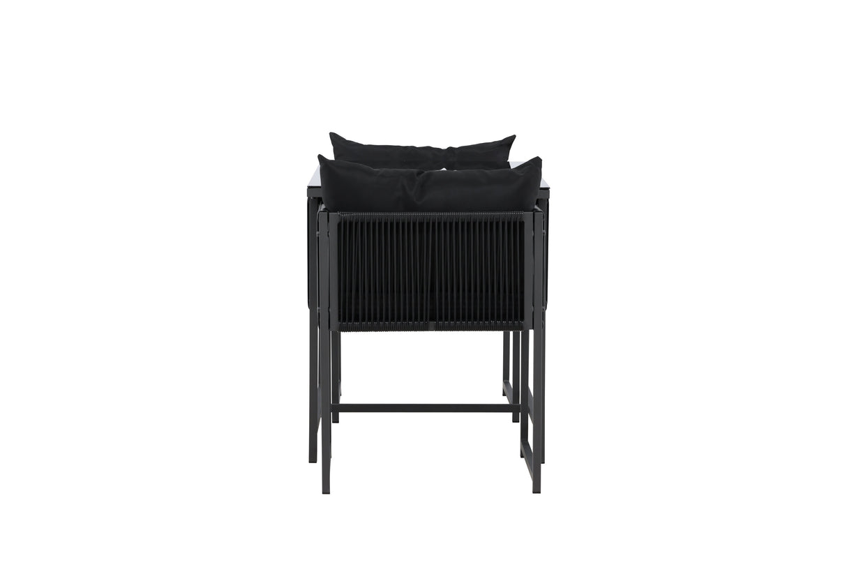 Noto Balkonset Schwarz / Schwarz - ZEN ZONE Furniture