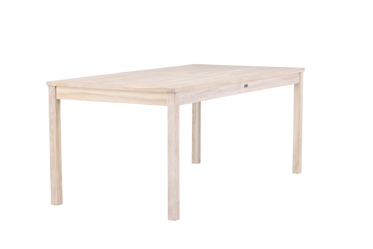 Kenia Esstisch 90x180 Weiss gekalkt - ZEN ZONE Furniture