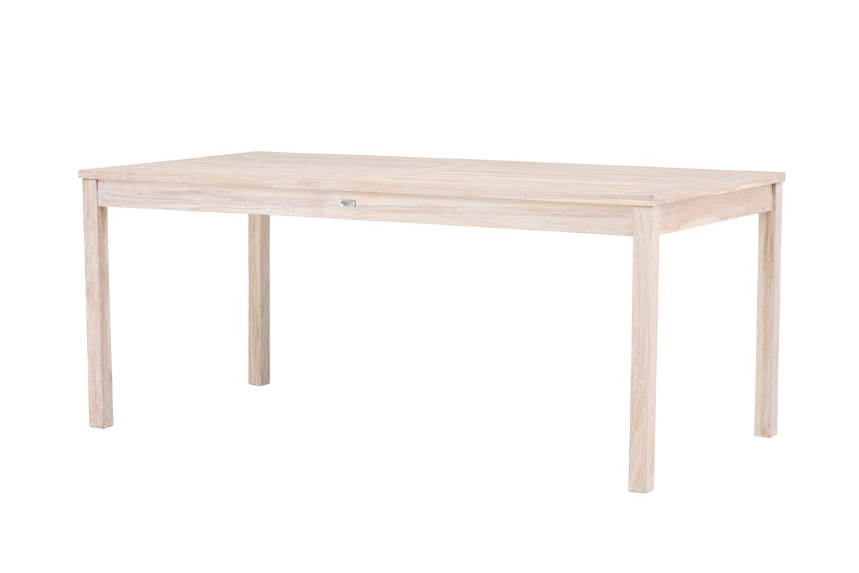 Kenia Esstisch 90x180 Weiss gekalkt - ZEN ZONE Furniture