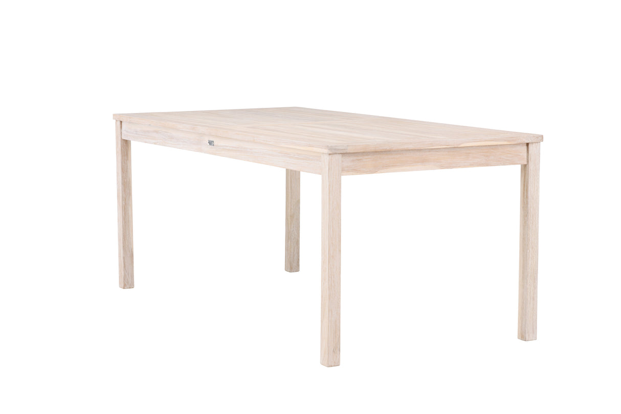Kenia Esstisch 90x180 Weiss gekalkt - ZEN ZONE Furniture