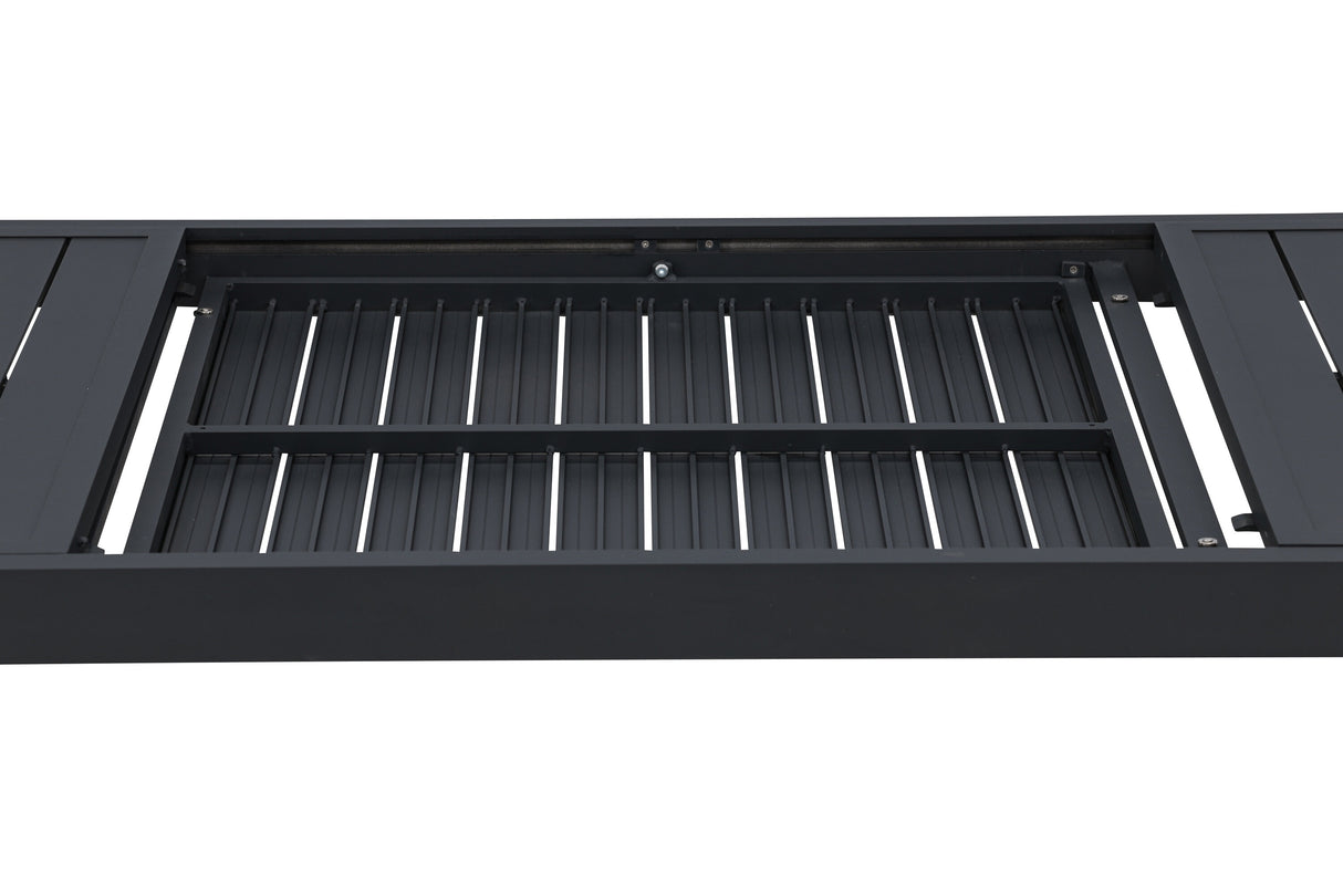 Capo Esstisch Ausziehbar Schwarz 160/240x100x75 - ZEN ZONE Furniture