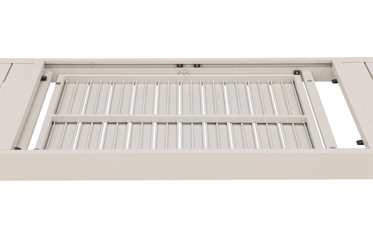 Capo Esstisch Ausziehbar Beige 160/240x100x75 - ZEN ZONE Furniture