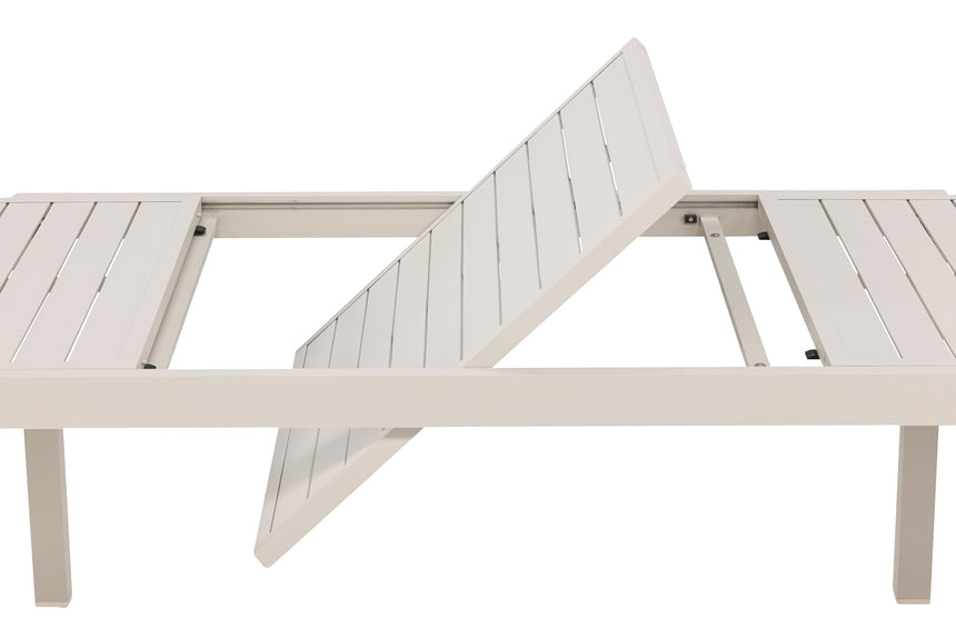 Capo Esstisch Ausziehbar Beige 160/240x100x75 - ZEN ZONE Furniture