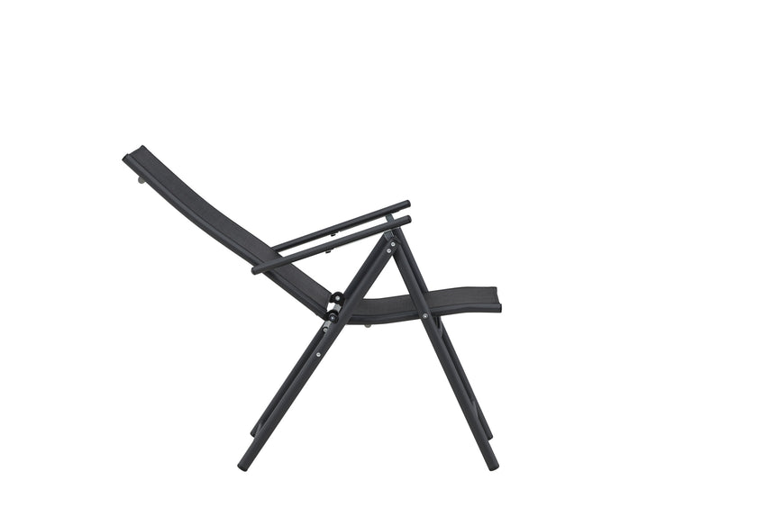 Levanzo Gartenstuhl 2er-Pack Schwarz - ZEN ZONE Furniture