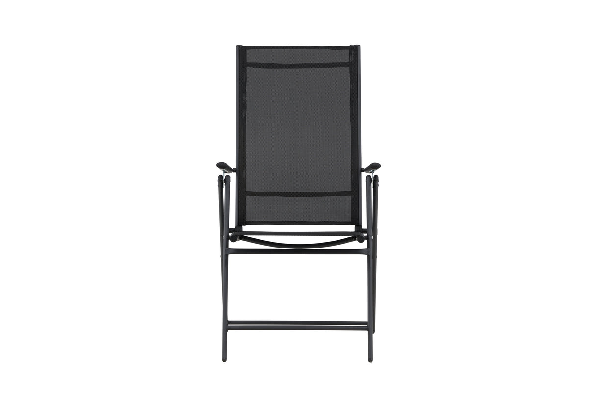 Levanzo Gartenstuhl 2er-Pack Schwarz - ZEN ZONE Furniture