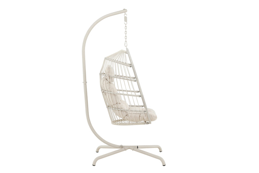 Trezza Hängesessel Beige - ZEN ZONE Furniture