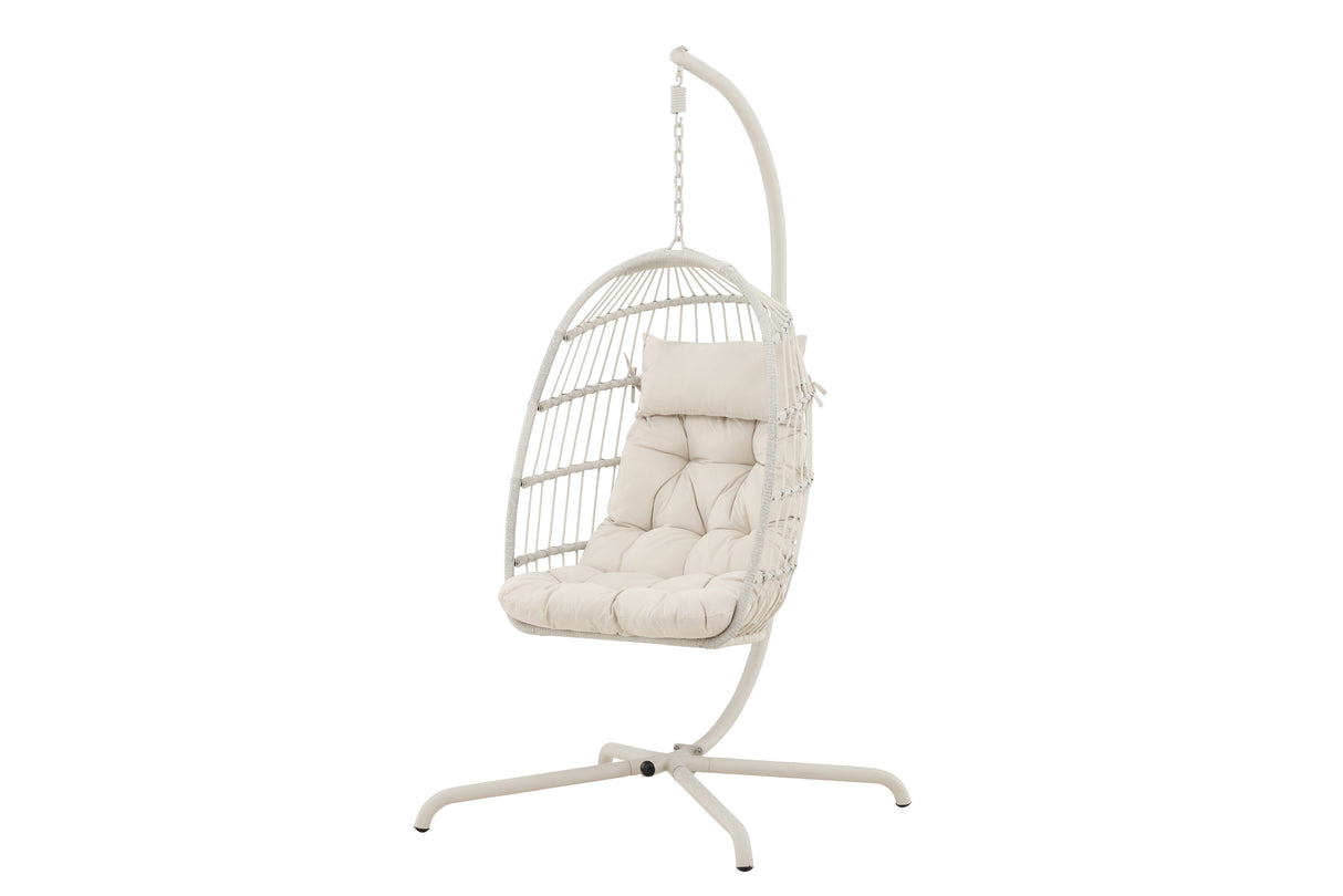 Trezza Hängesessel Beige - ZEN ZONE Furniture