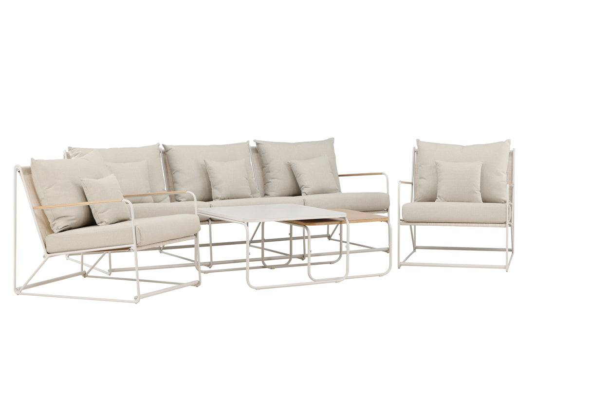 Palazzo Sofa Set Beige / Beige - ZEN ZONE Furniture