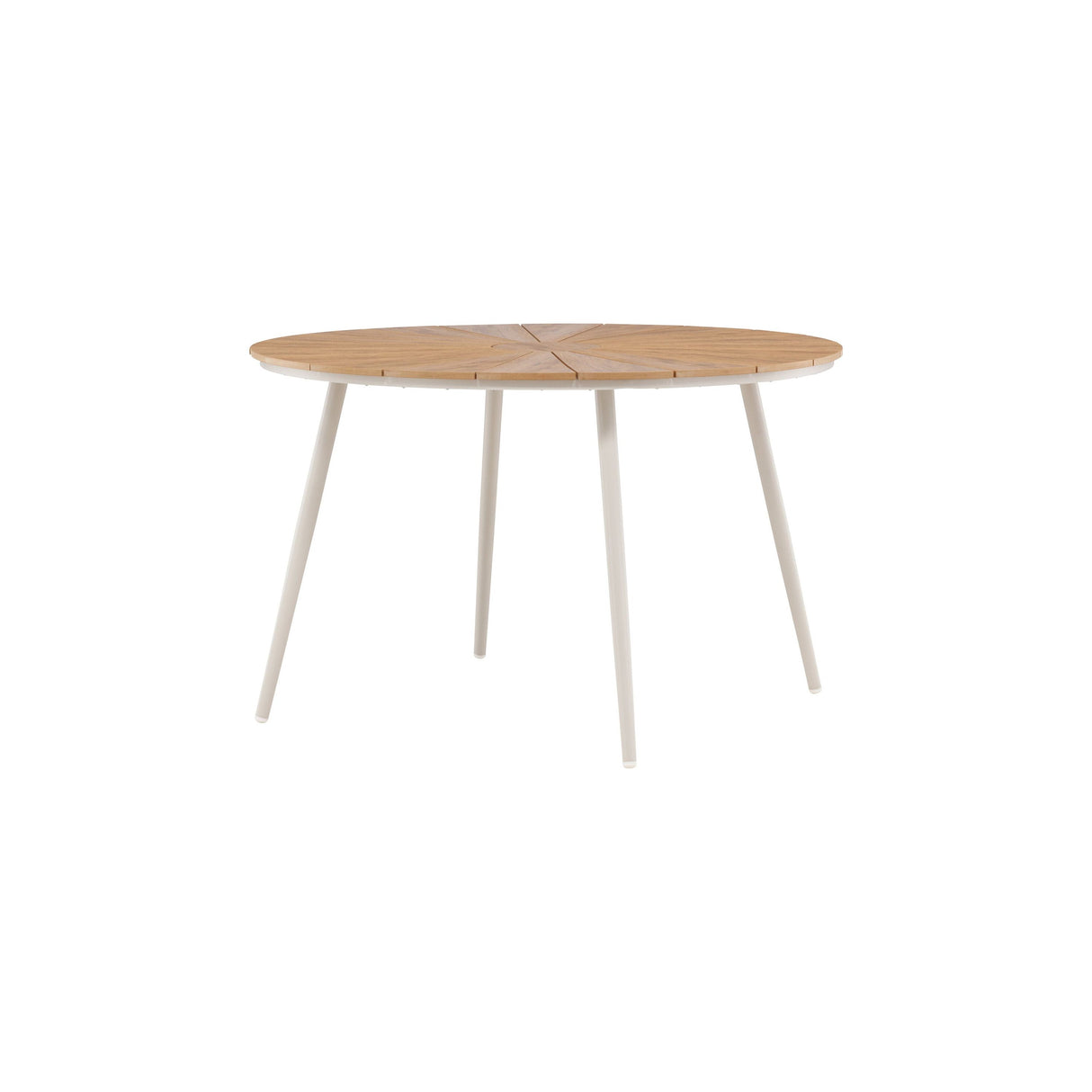 San Vito Esstisch Beige / Holz 120x120 - ZEN ZONE Furniture