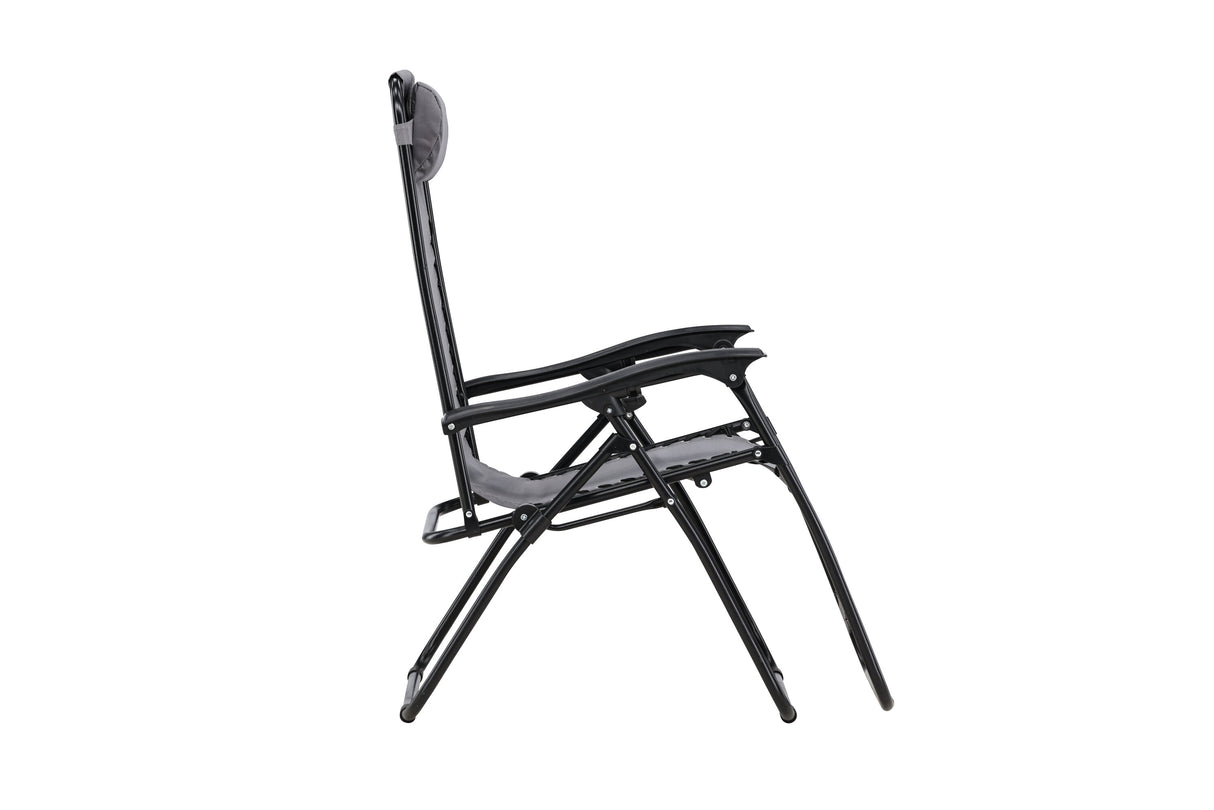 Vulcano Sun Lounge 2er-Pack Grau / Schwarz - ZEN ZONE Furniture