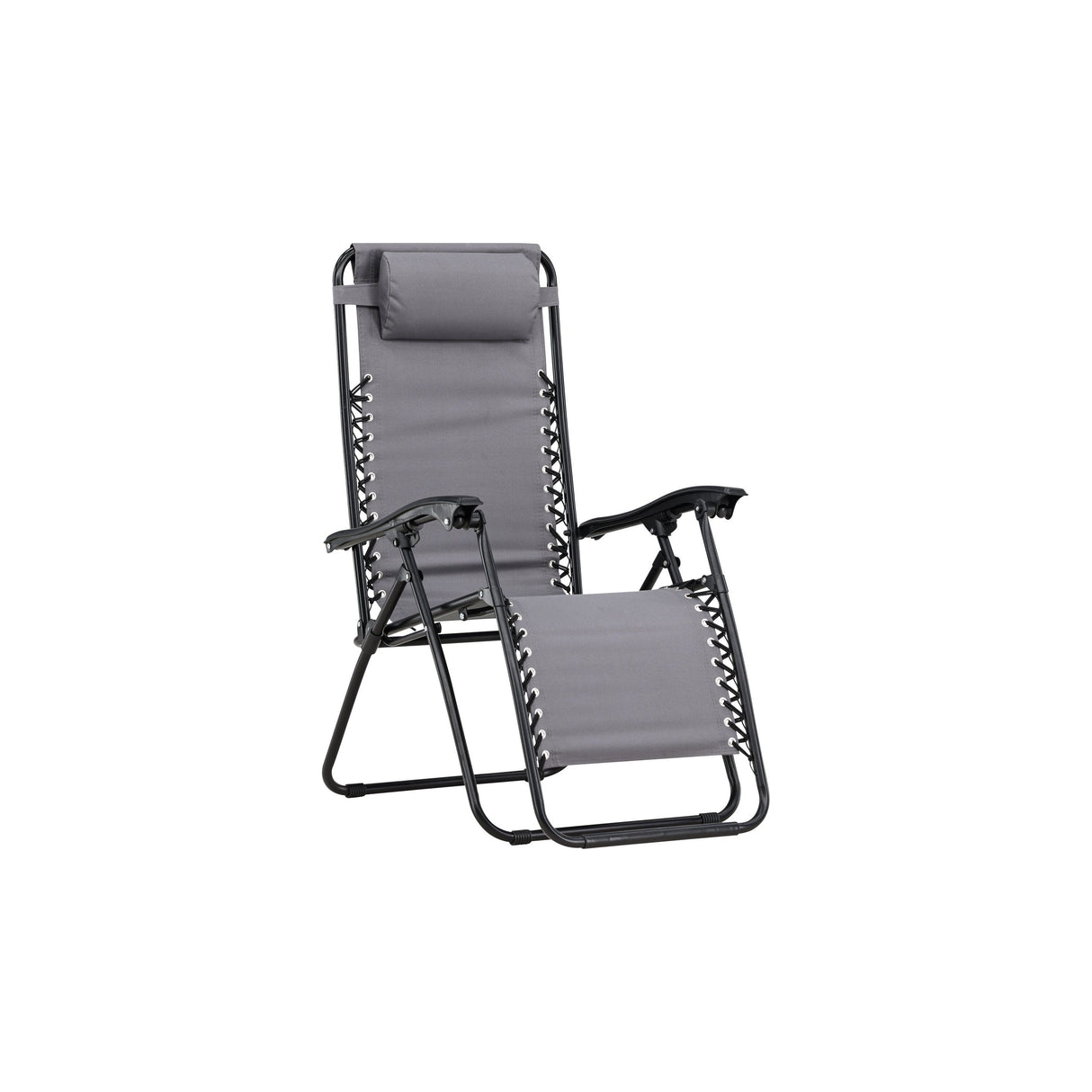 Vulcano Sun Lounge 2er-Pack Grau / Schwarz - ZEN ZONE Furniture