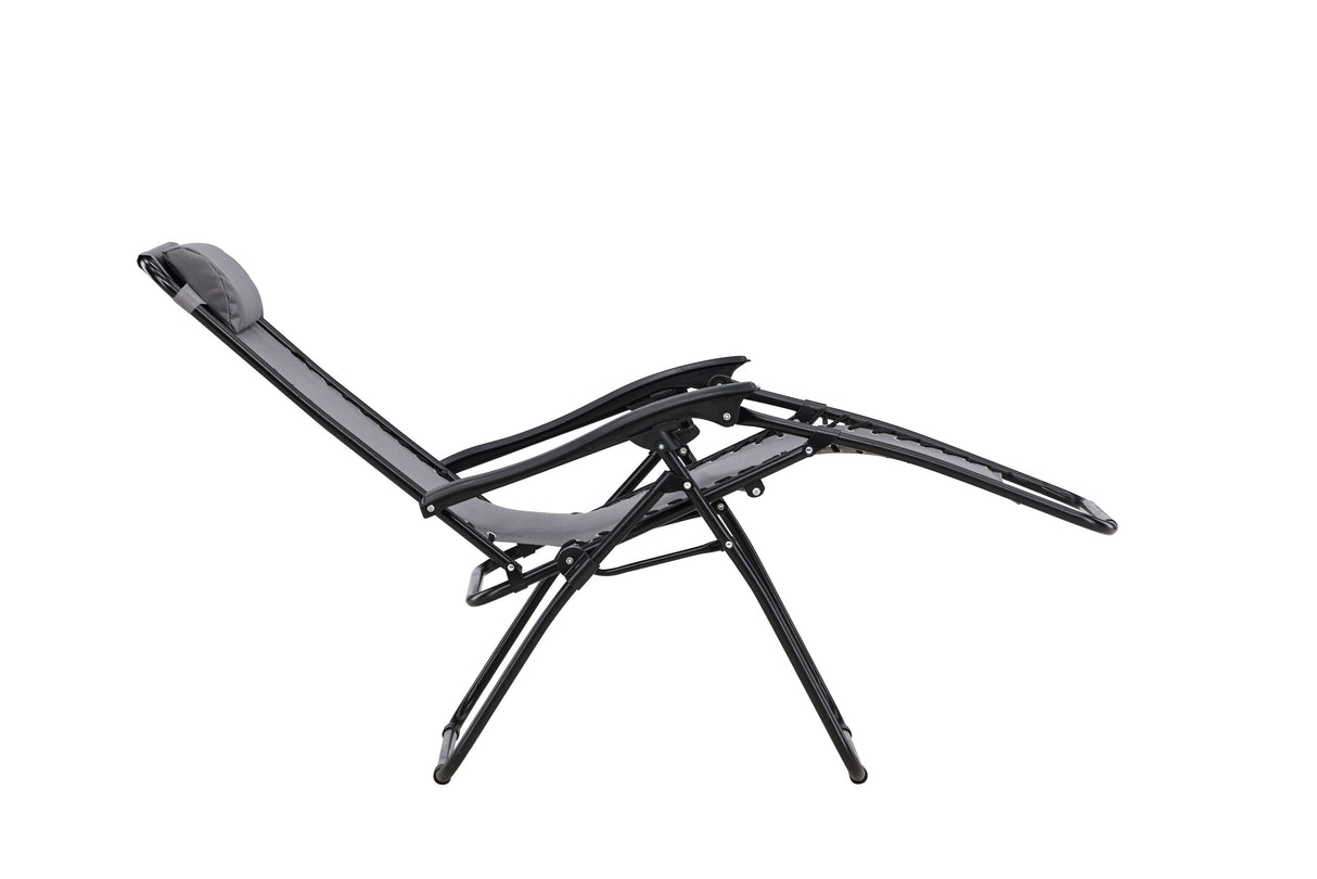 Vulcano Sun Lounge 2er-Pack Grau / Schwarz - ZEN ZONE Furniture