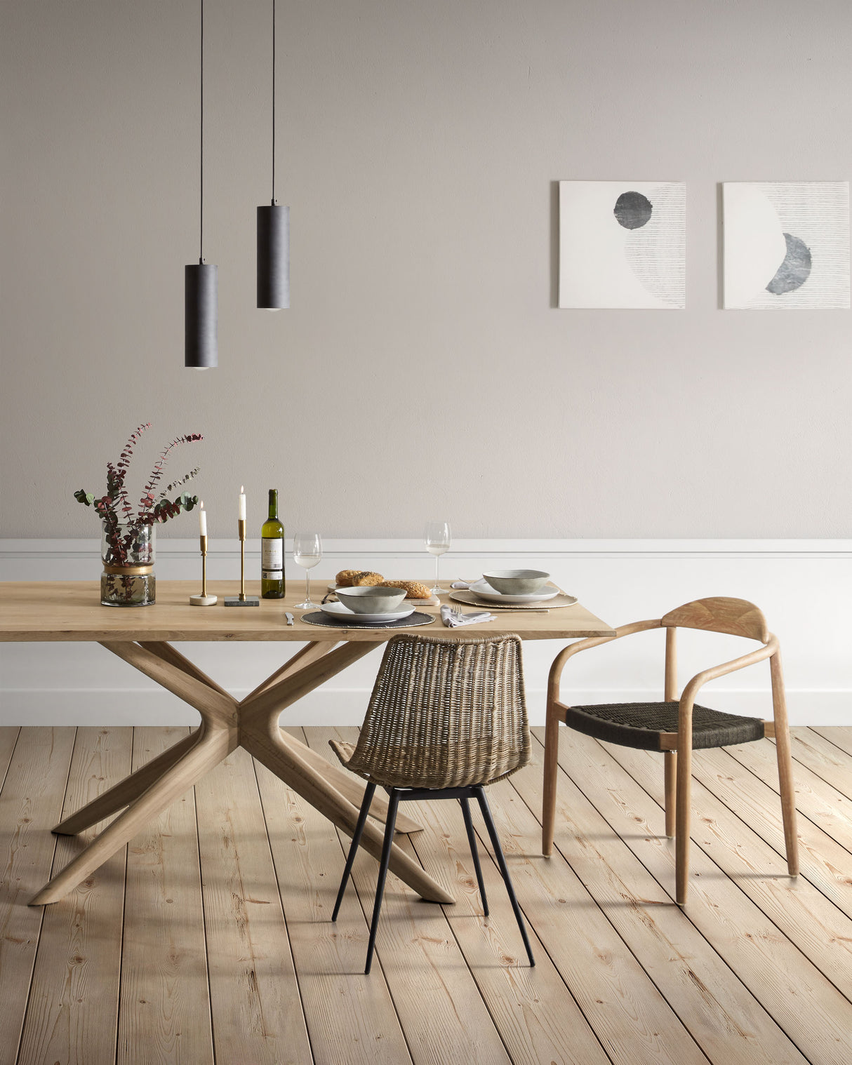 Maude Hängelampe, grau - ZEN ZONE Furniture