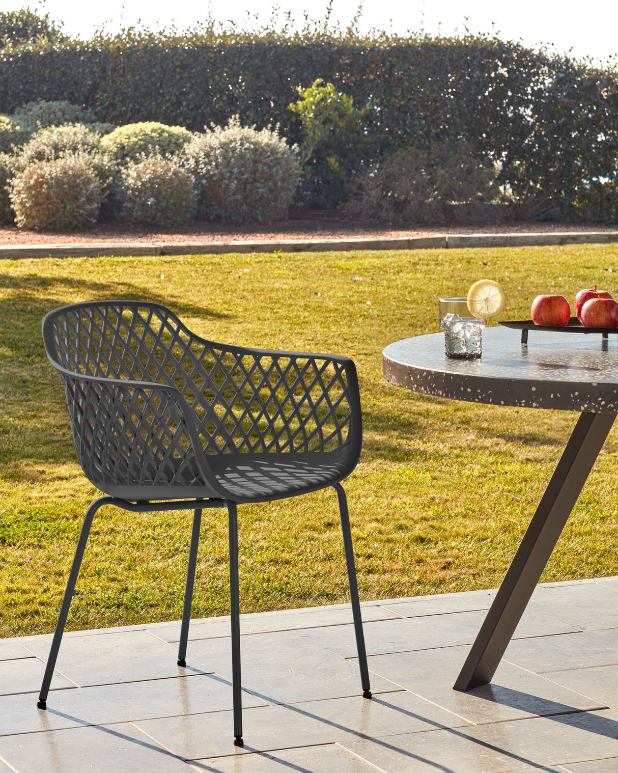 Quinn Outdoor Stuhl grau - ZEN ZONE Furniture