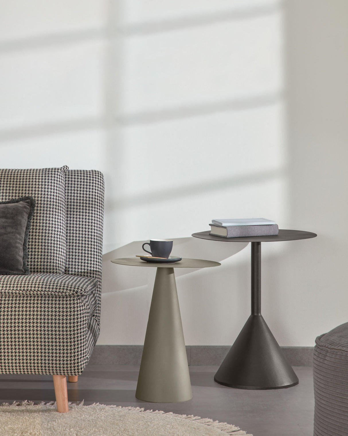 Shirel Beistelltisch Ø 40 cm grün - ZEN ZONE Furniture