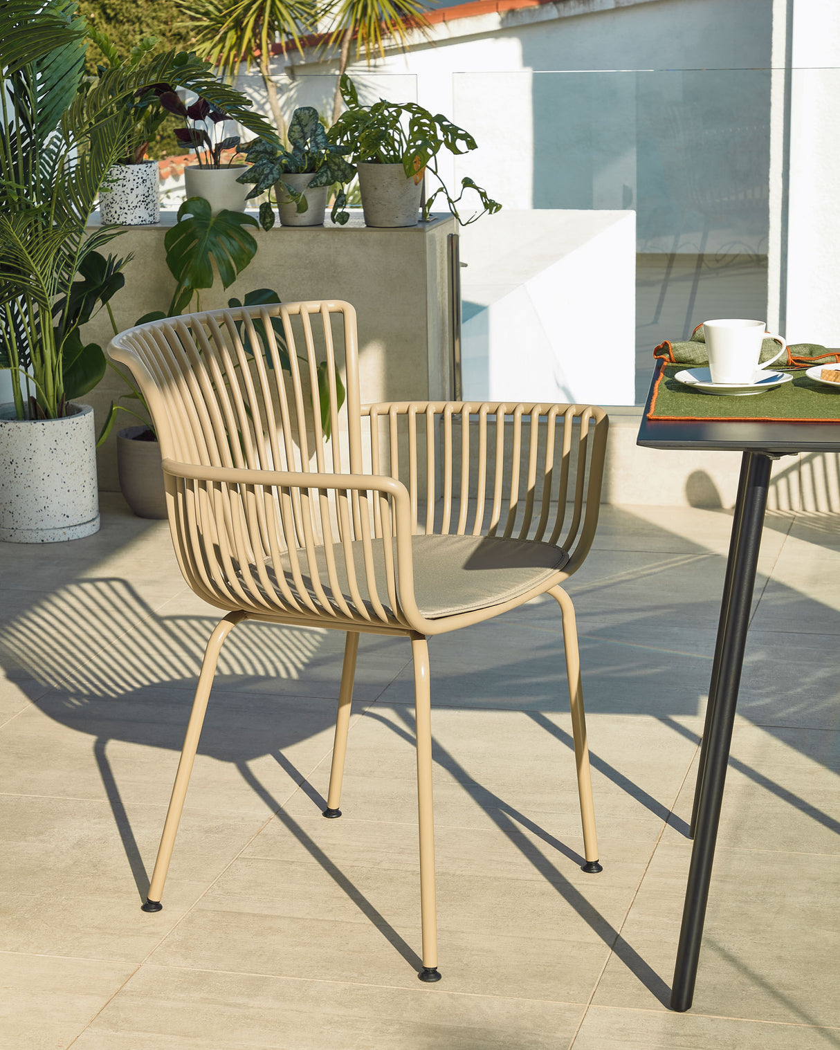 Surpika Outdoor Stuhl beige - ZEN ZONE Furniture