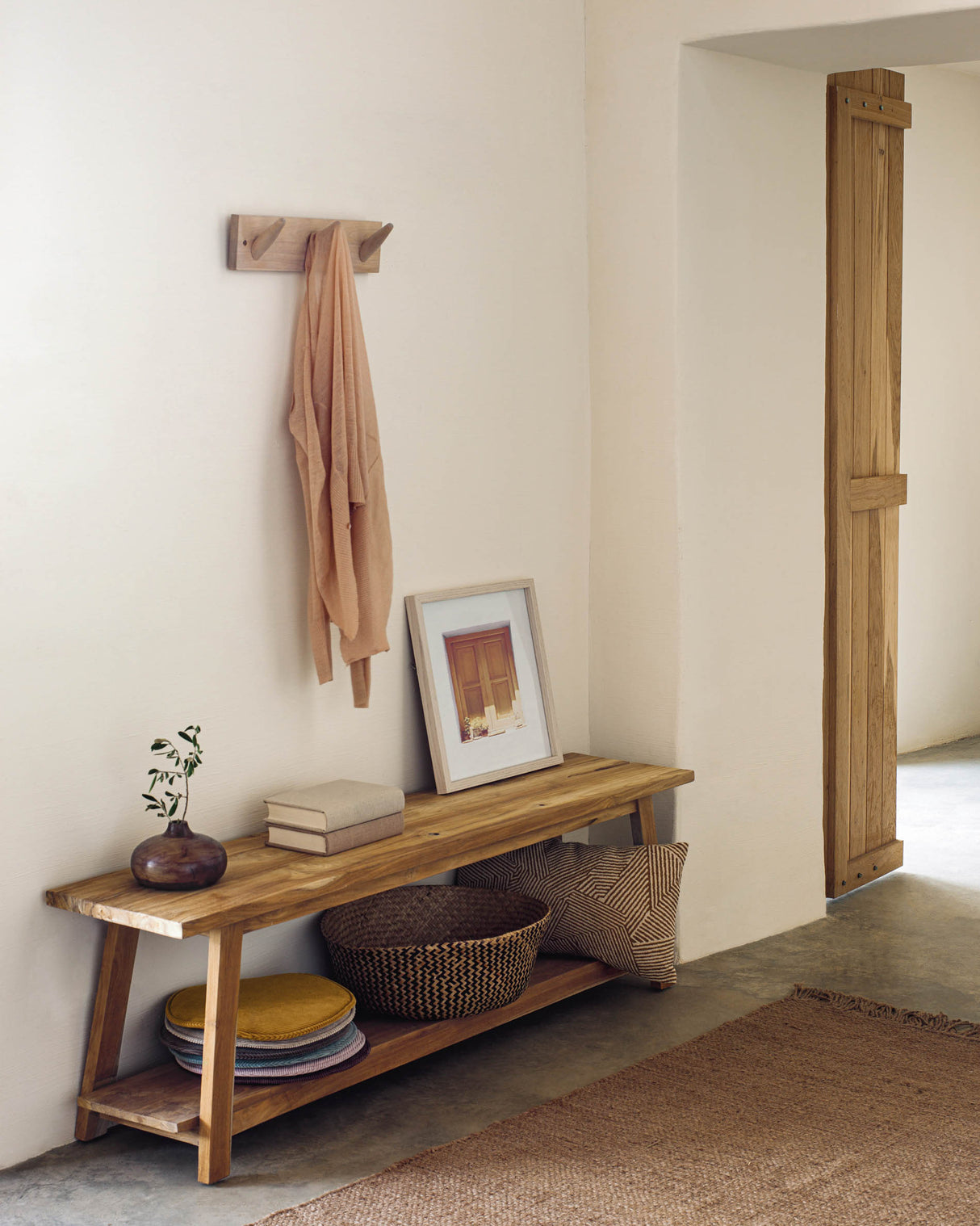 Safara Bank aus massivem recyceltem Teakholz 150 cm - ZEN ZONE Furniture