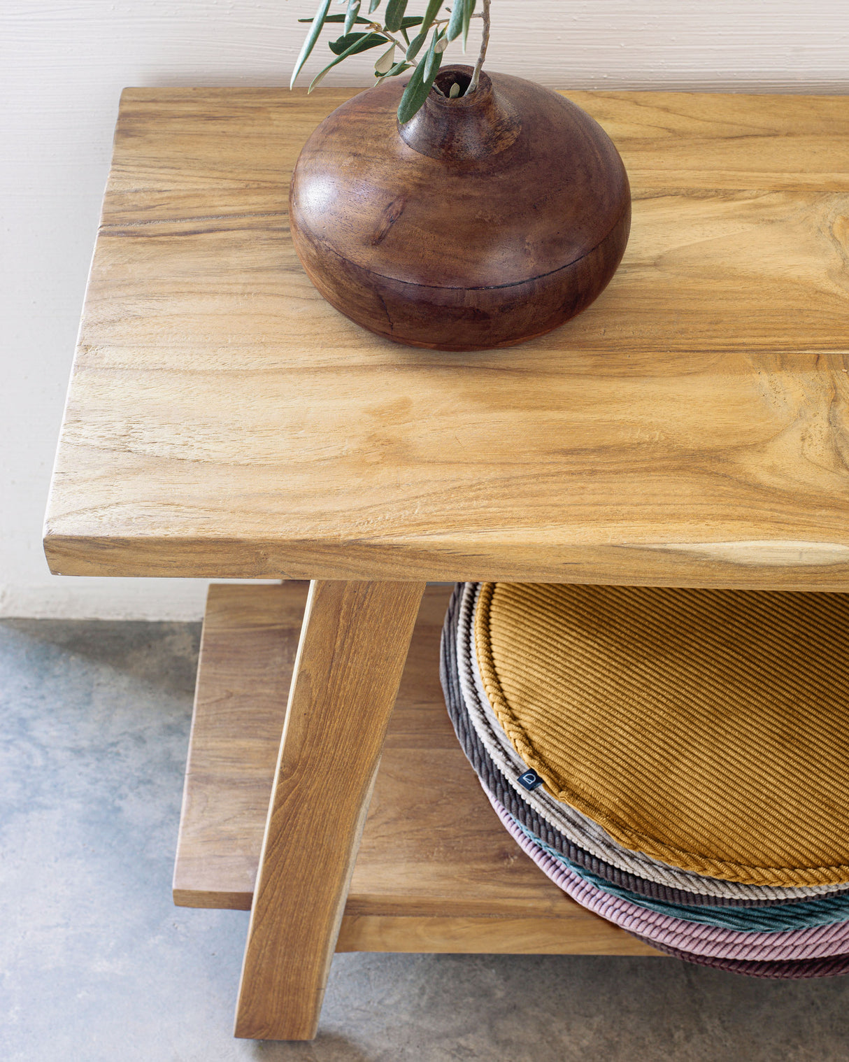 Safara Bank aus massivem recyceltem Teakholz 150 cm - ZEN ZONE Furniture