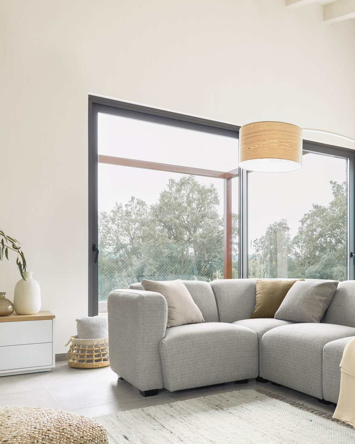 Galene Kissenbezug beige 45 x 45 cm - ZEN ZONE Furniture