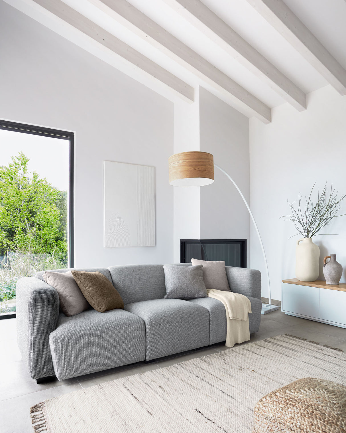 Galene Kissenbezug beige 45 x 45 cm - ZEN ZONE Furniture