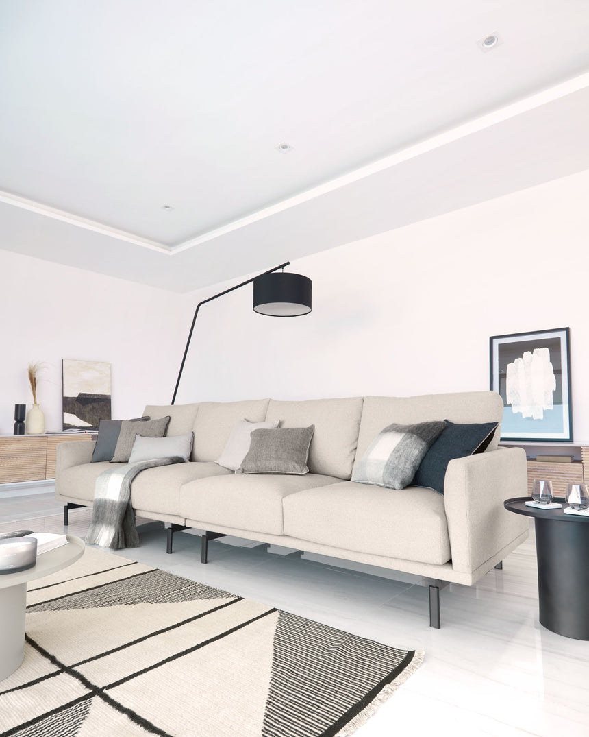 Fleksa runder Beistelltisch schwarz Ø 45 cm - ZEN ZONE Furniture