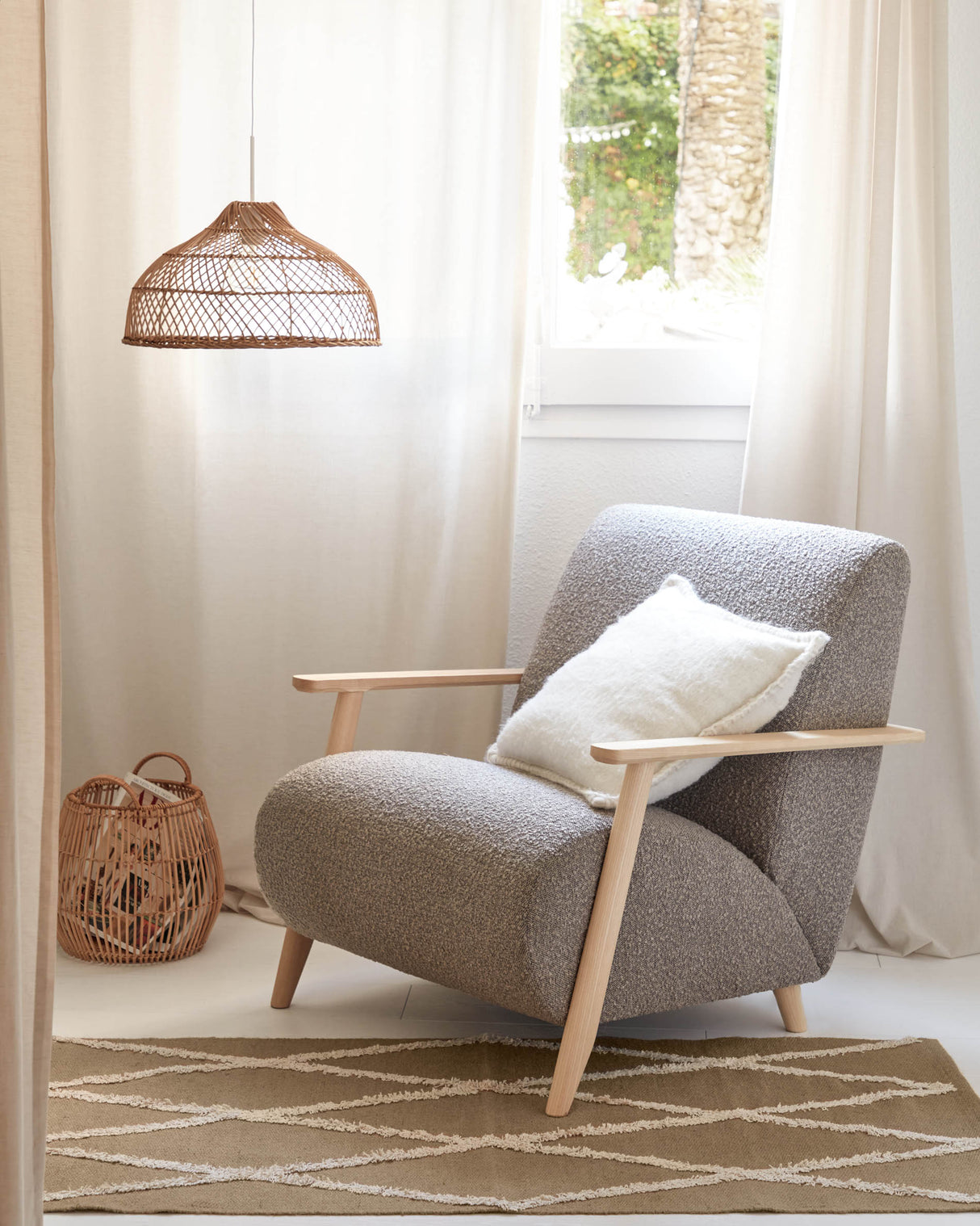Lampenschirm für Lampe Dyara 100% Rattan Ø 41 cm - ZEN ZONE Furniture