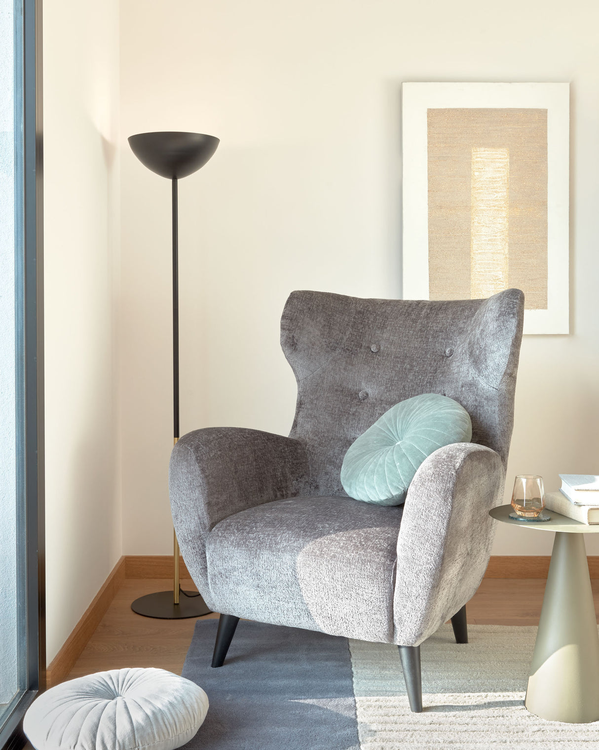 Shirel Beistelltisch Ø 40 cm grün - ZEN ZONE Furniture