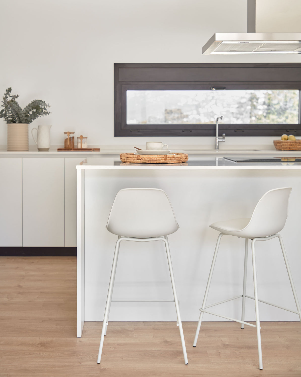 Brighter Barhocker weiß Höhe 65 cm - ZEN ZONE Furniture