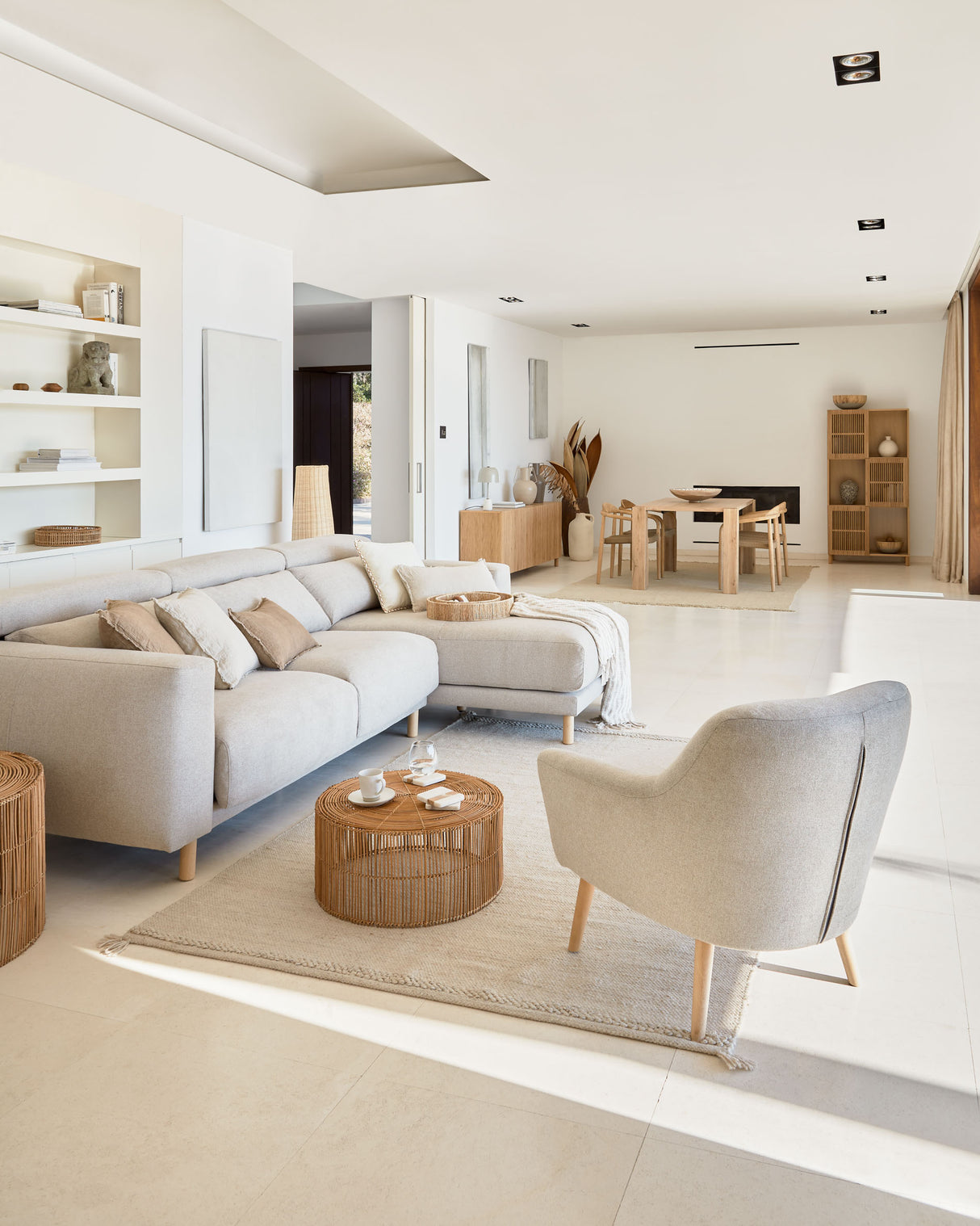 Candela Sessel beige - ZEN ZONE Furniture