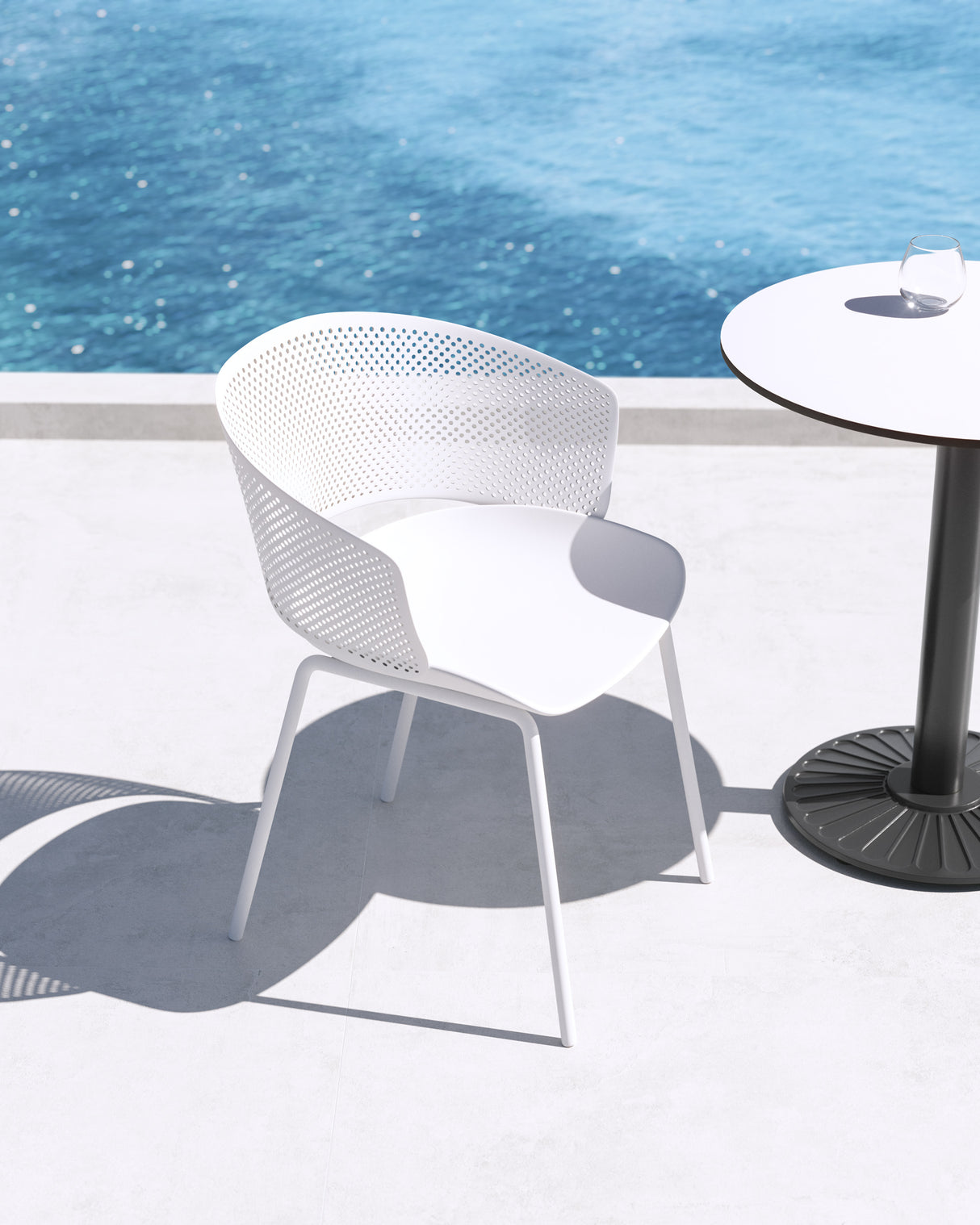 Yeray Stuhl 100% outdoor weiß - ZEN ZONE Furniture